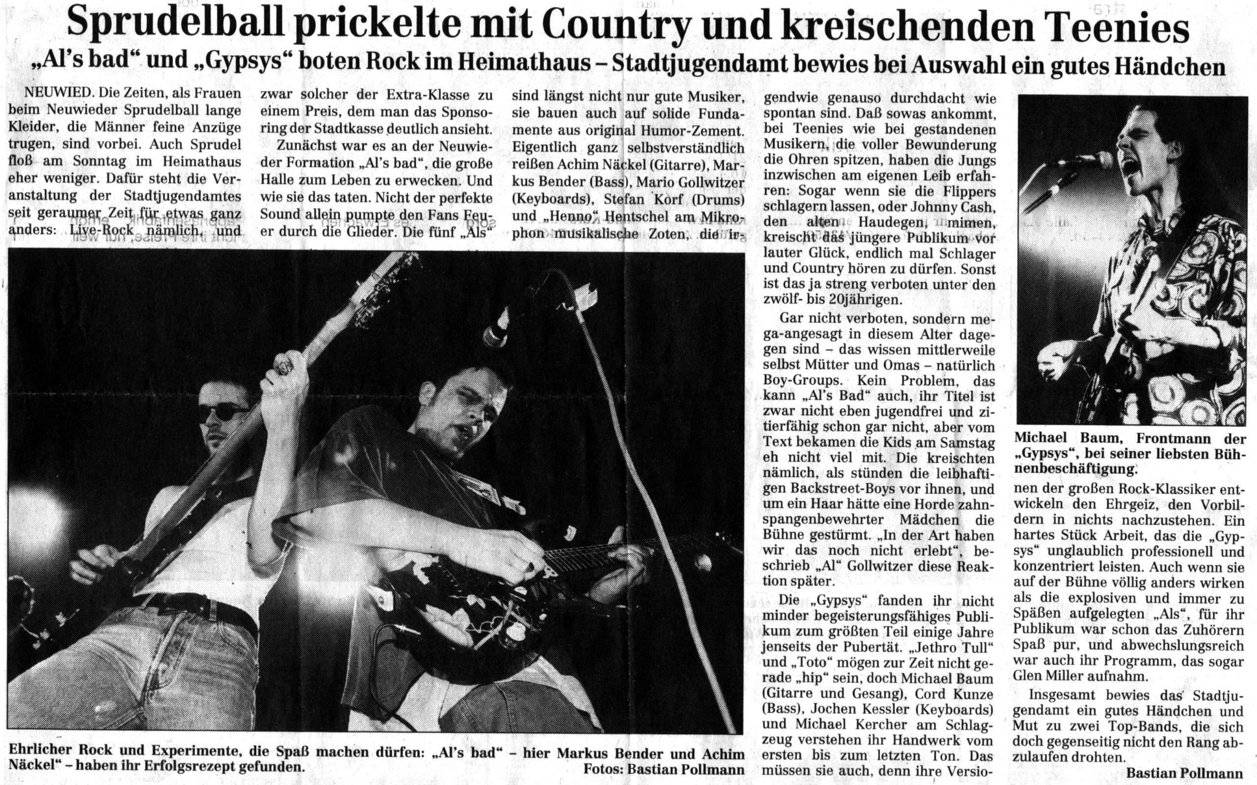 Rhein-Zeitung "Sprudelball"